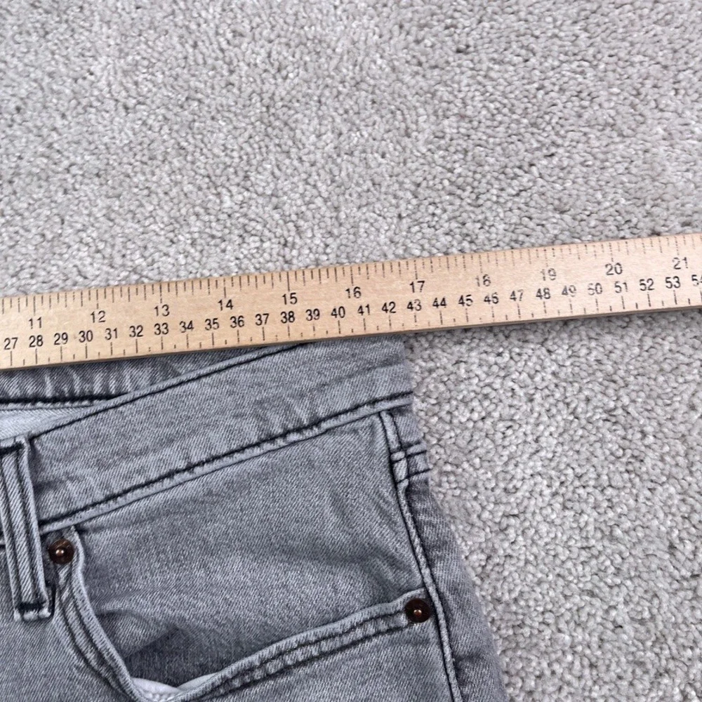 Levis Jeans Mens 32x32 Grey‎ 514 Straight Leg Stretch Denim Casual Classic